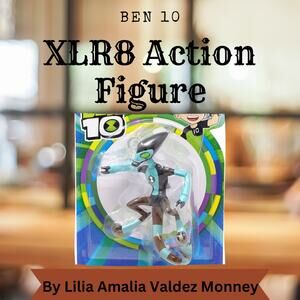 Ben 10 XLR8 Action Figure - 5" Alien TV Show Plastic Toy